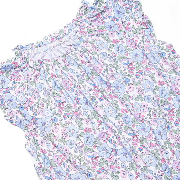 By the Bay Blooms Bamboo Night Gown, Blue
