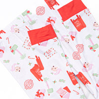 Letters to Santa Bamboo Pajama Set, Red
