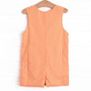 Crustacean Castle Smocked Jon Jon, Orange
