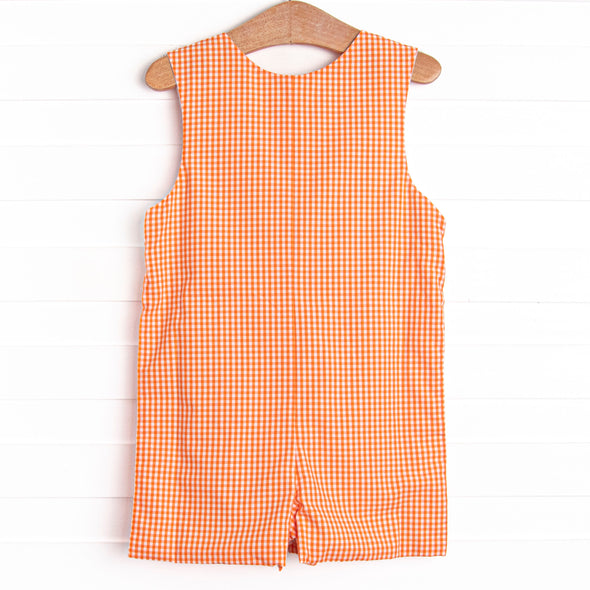 Crustacean Castle Smocked Jon Jon, Orange