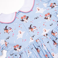 Boos and Barks Short Set, Blue