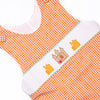 Crustacean Castle Smocked Jon Jon, Orange