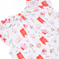 Letters to Santa Bamboo Night Gown, Pink