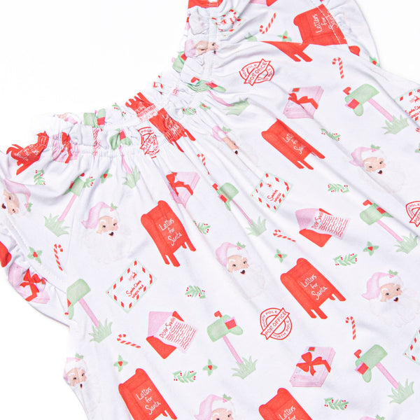Letters to Santa Bamboo Night Gown, Pink
