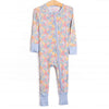 Island Blooms Bamboo Zippy Pajama, Blue