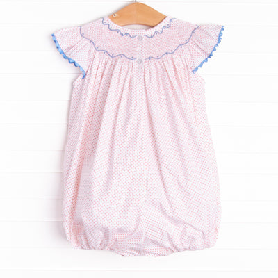 Don't Be Crabby Smocked Bubble, Red
