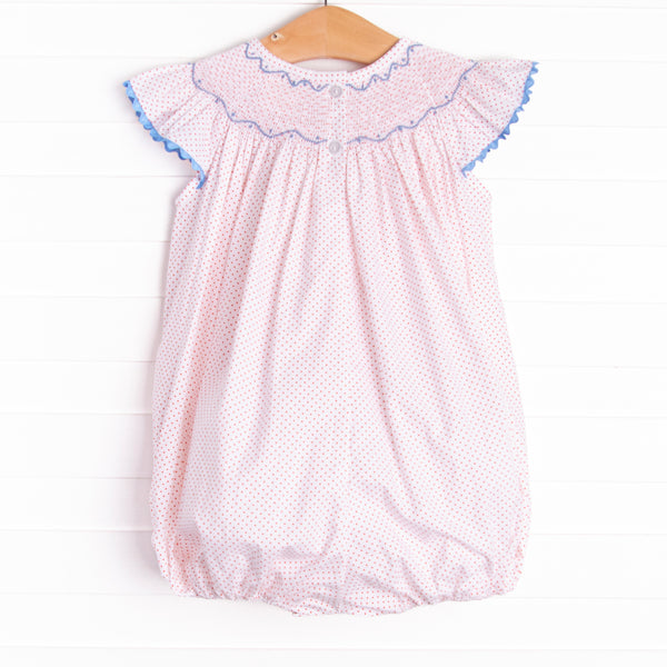 Don't Be Crabby Smocked Bubble, Red