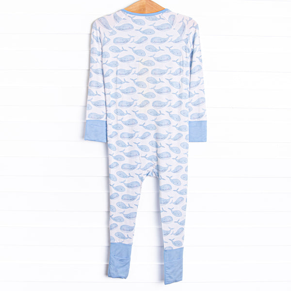 Blubber Buddy Bamboo Zippy Pajama, Blue