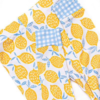 Lakeside Lemonade Bamboo Pajama Set, Yellow