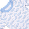 Blubber Buddy Bamboo Pajama Short Set, Blue