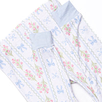 Delicate Details Bamboo Pajama Set, Blue