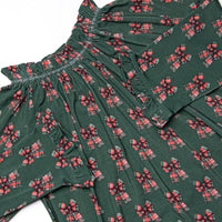 Christmas Cheer Bamboo Long Sleeve Night Gown, Green