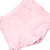 Isabella Ruffle Short Set, Light Pink and Blue Stripe