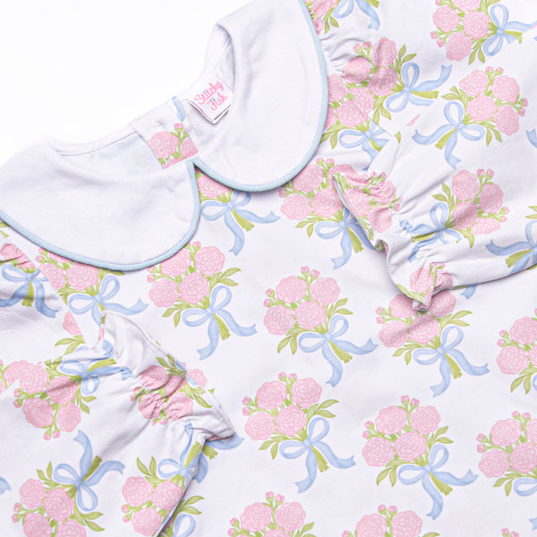 Wrapped in Roses Dress, Pink