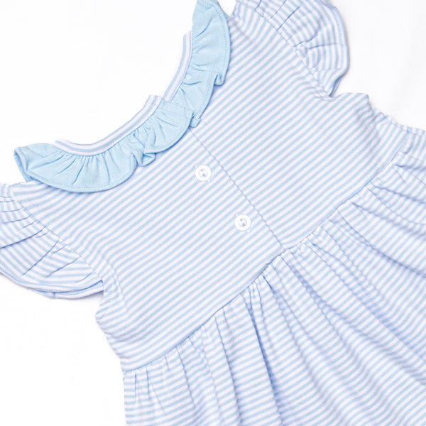 Fintastic Friend Applique Dress, Blue