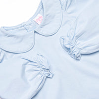 Wrapped in Roses Skirt Set, Blue