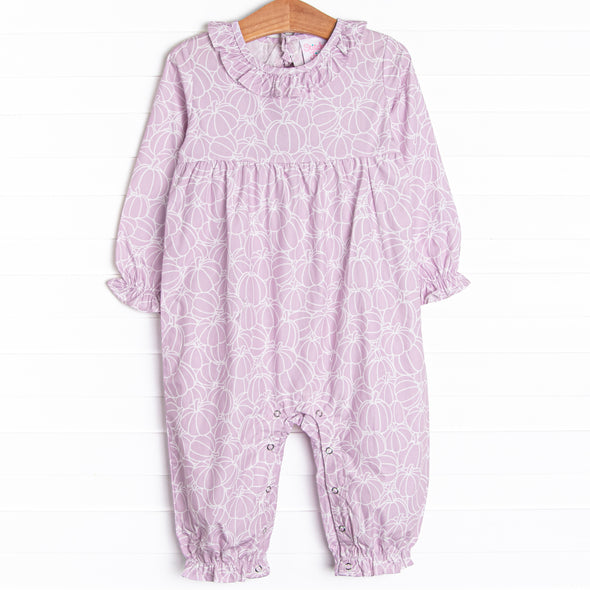Proper Pumpkins Romper, Purple