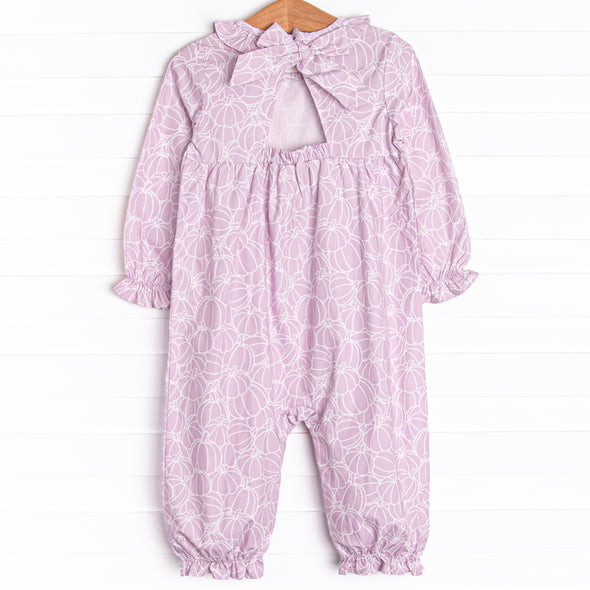 Proper Pumpkins Romper, Purple