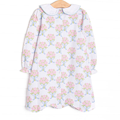 Wrapped in Roses Dress, Pink