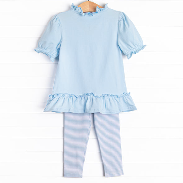 Prepped and Polished Legging Set, Blue