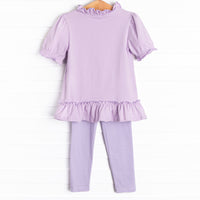 Prepped and Polished Legging Set, Purple