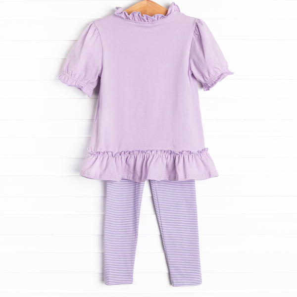 Prepped and Polished Legging Set, Purple