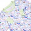 Frosty Friends Bamboo Pajama Set, Blue