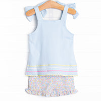 Kaleidoscope of Colors Short Set, Blue