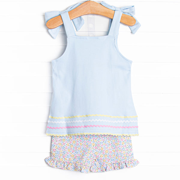 Kaleidoscope of Colors Short Set, Blue