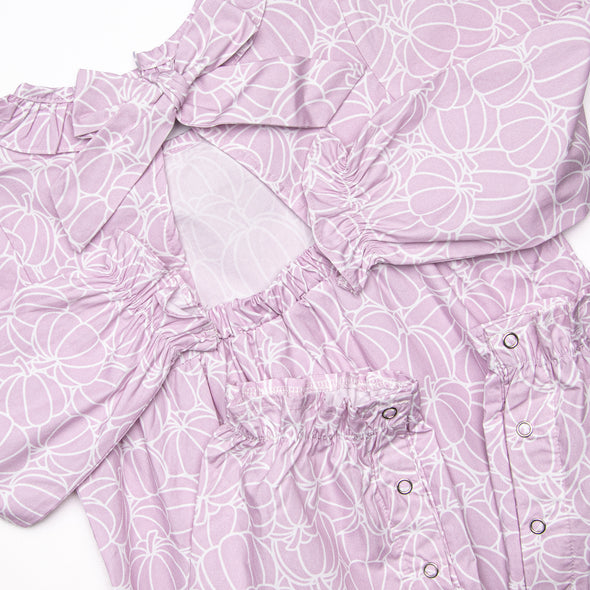 Proper Pumpkins Romper, Purple