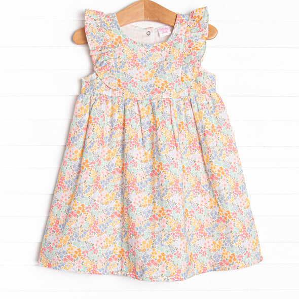 pink muslin dress Ruched muslin midi dress in pink