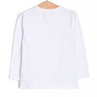 Jungle Jive Applique Top, White