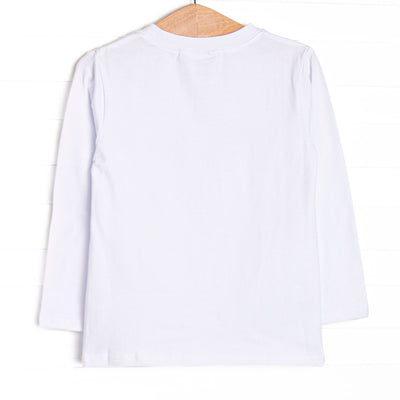 Jungle Jive Applique Top, White