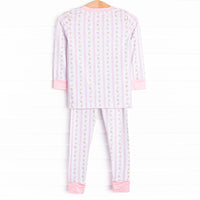 Tulip Towers Bamboo Pajama Set, Pink