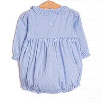 Jungle Jive Applique Ruffle Bubble, Blue