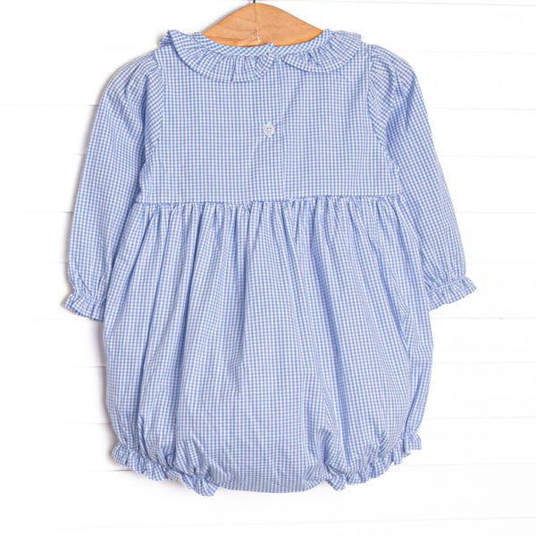 Jungle Jive Applique Ruffle Bubble, Blue