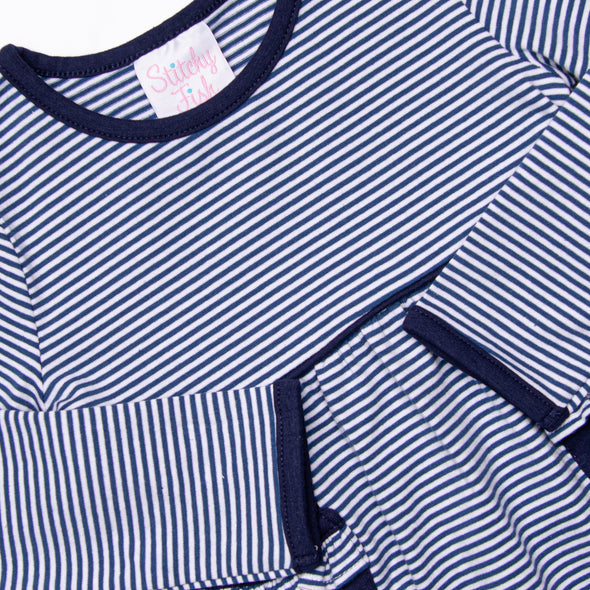 Lexie Legging Set, Navy Stripe