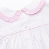 Gracie Gingham Smocked Short Set, Pink