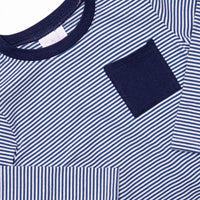 Evan Pant Set, Navy Stripe