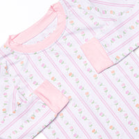 Tulip Towers Bamboo Pajama Set, Pink
