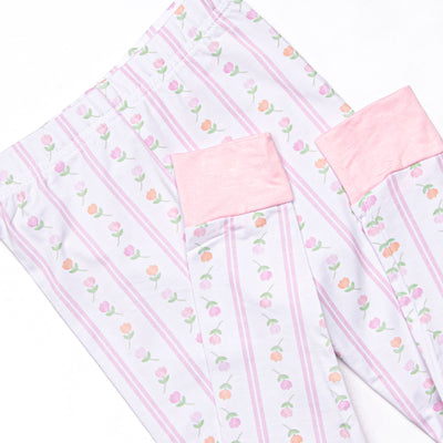 Tulip Towers Bamboo Pajama Set, Pink
