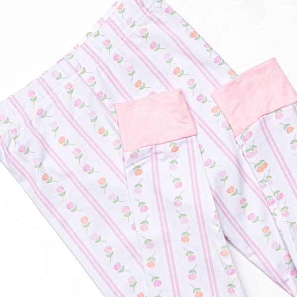 Tulip Towers Bamboo Pajama Set, Pink