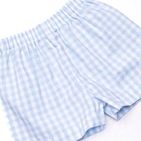 Amusement Park Mouse Smocked Short Set, Blue