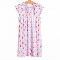 Marigold Medallions Bamboo Night Gown, Pink