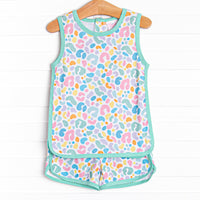 Sass and Spots Short Set, Green