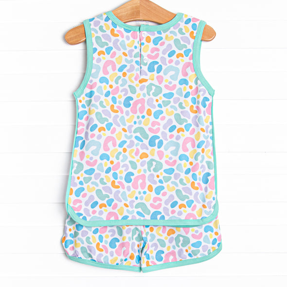 Sass and Spots Short Set, Green