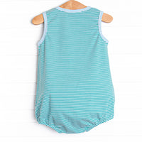 Georgie Bubble, Teal Stripe