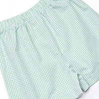 Monster Dreams Smocked Short Set, Green