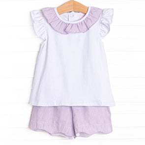 Pretty in Purple Short Set, Purple
