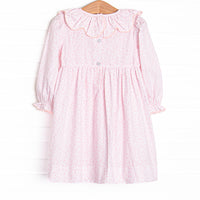 Tannenbaum Treasures Smocked Dress, Pink